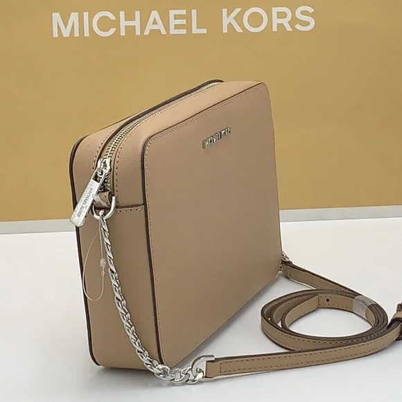 MICHAEL KORS LARGE EAST WEST CROSSBODY CAMEL COLOR - Picture 3 of 15